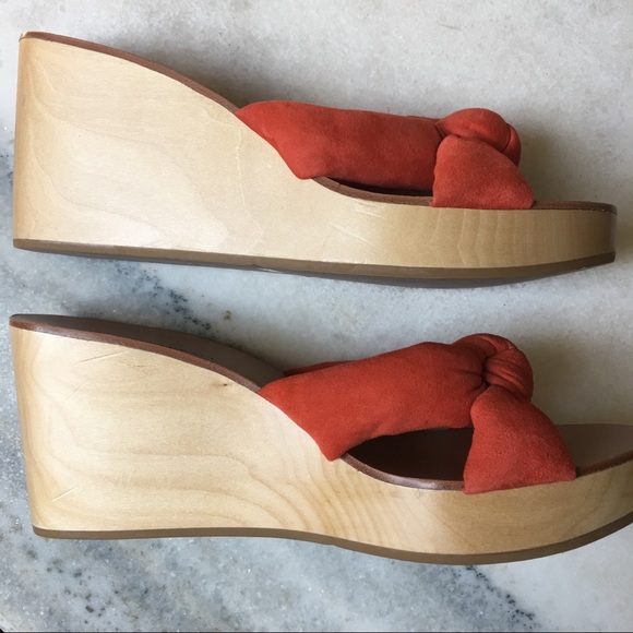 Loeffler Randall Taylor Wedge Mules - Picture 4 of 8